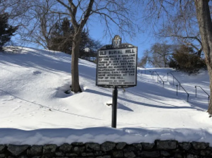 Production art for Revolutionary War Heroes in Marblehead Cemeteries