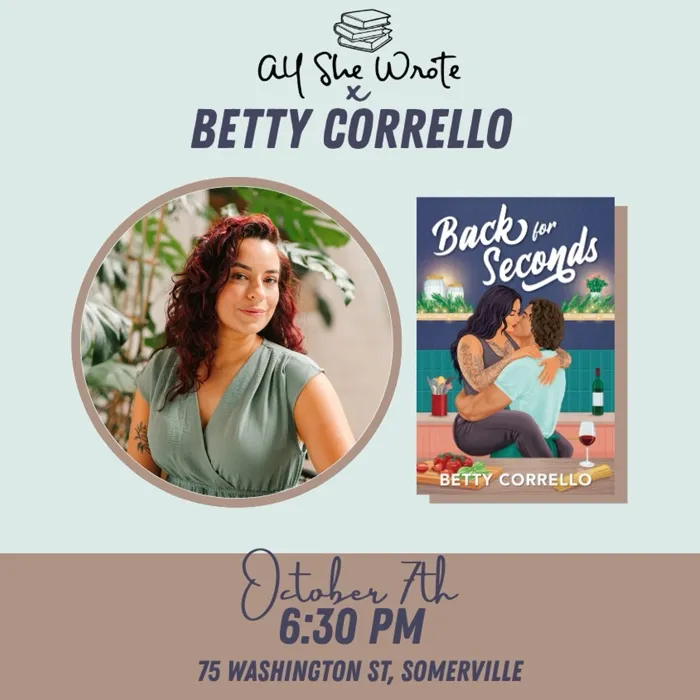 Production art for ASWB Presents: Romance Author Betty Corrello
