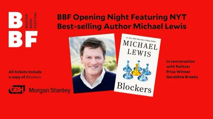 Production art for BBF Presents: An Evening with Michael Lewis