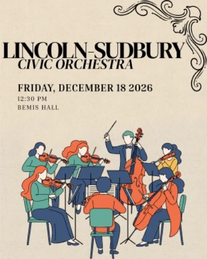 Production art for Lincoln-Sudbury Civic Orchestra Chamber Players