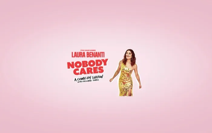 Production art for Laura Benanti: Nobody Cares