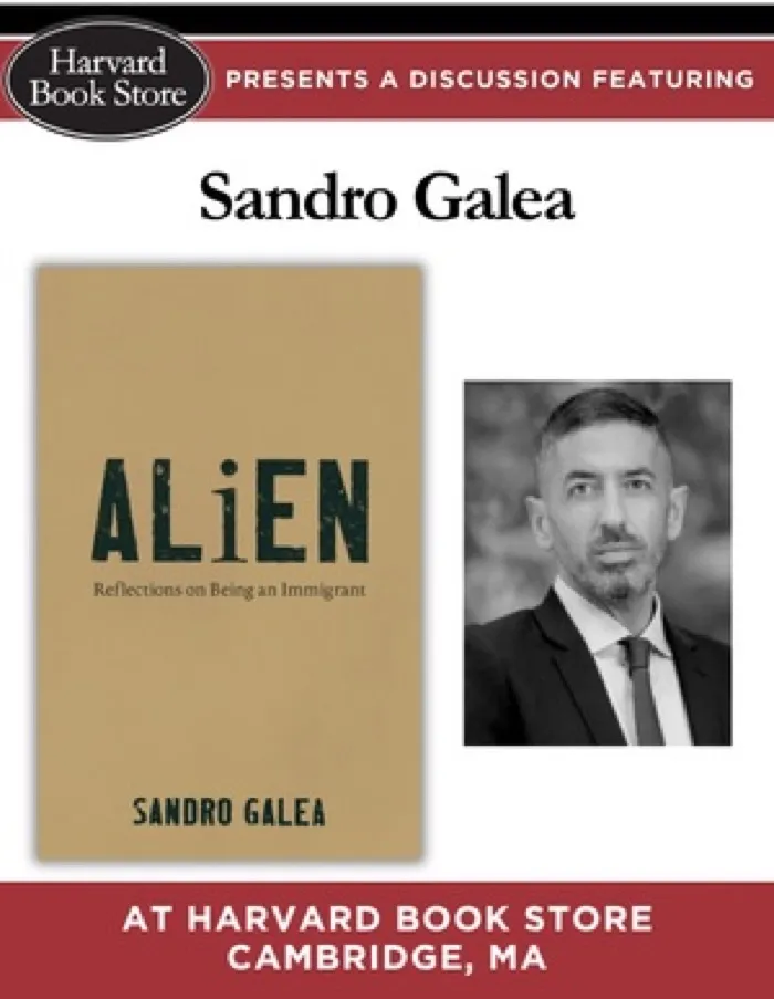 Production art for Sandro Galea at Harvard Book Store
