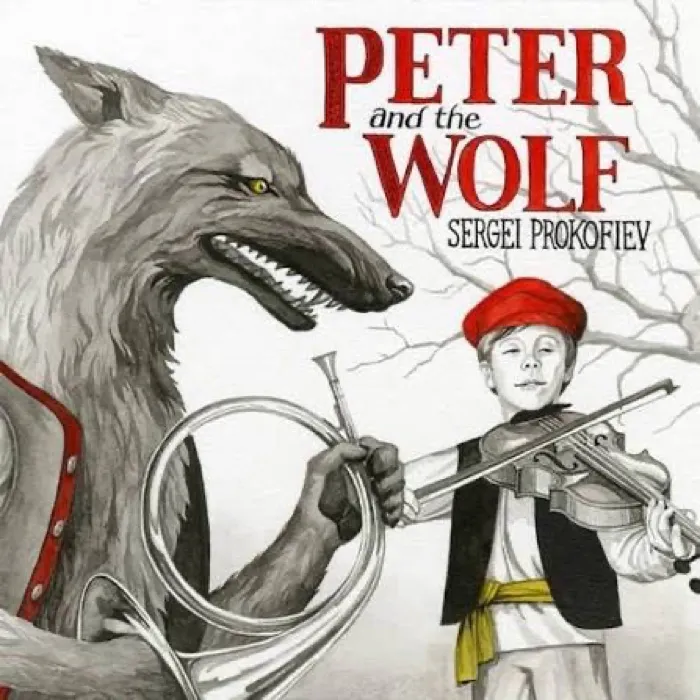 Production art for Saturdays at 4 Series: Children's Concert: Peter & the Wolf!