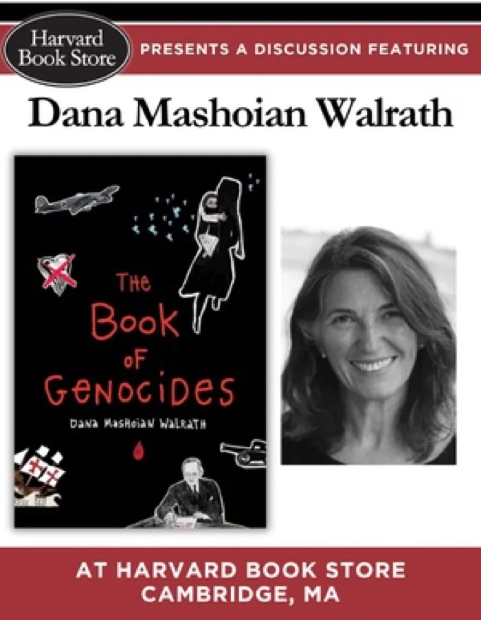 Production art for Dana Mashoian Walrath at Harvard Book Store