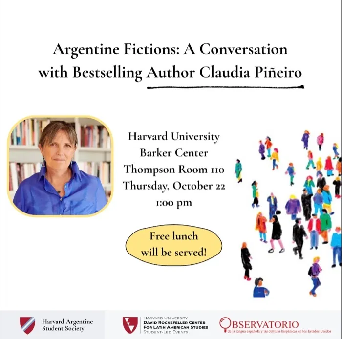 Production art for Argentine Fictions: A Conversation with Bestselling Author Claudia Piñeiro