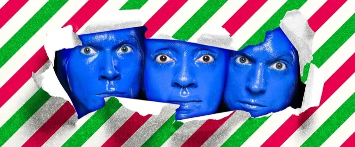 Production art for Blue Man Group — A New Holiday Surprise