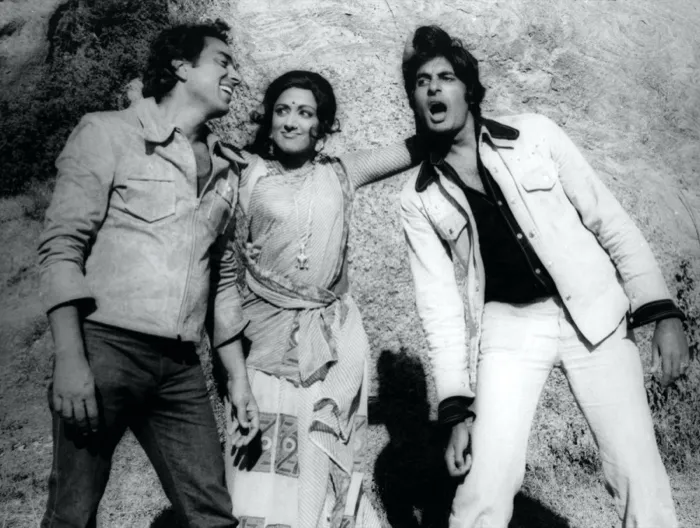 Production art for Sholay