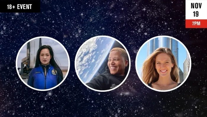 Production art for A Reno Family Foundation Symposium - Breaking Barriers: Women in Space