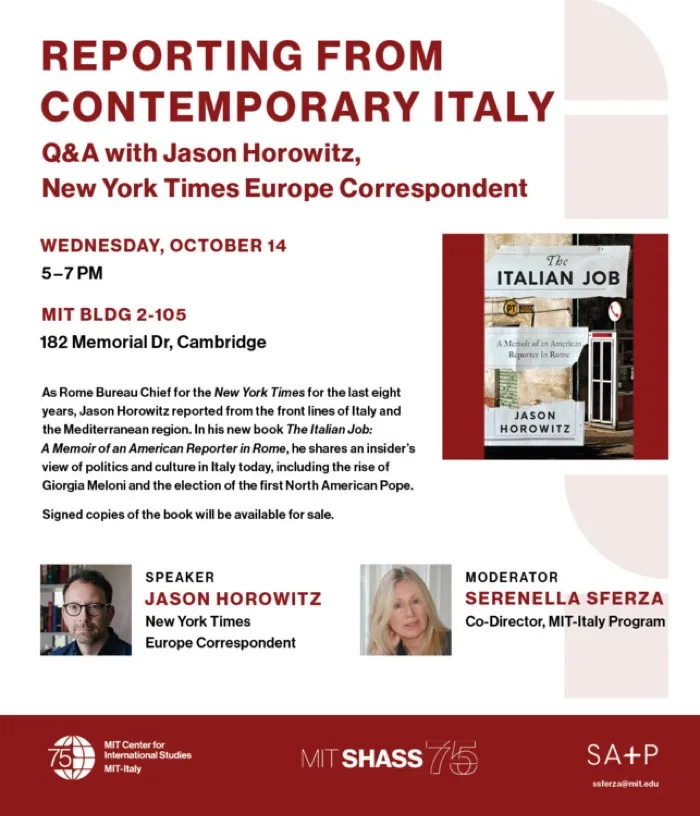 Production art for Reporting from Contemporary Italy: Q&A with Jason Horowitz, New York Times Europe Correspondent