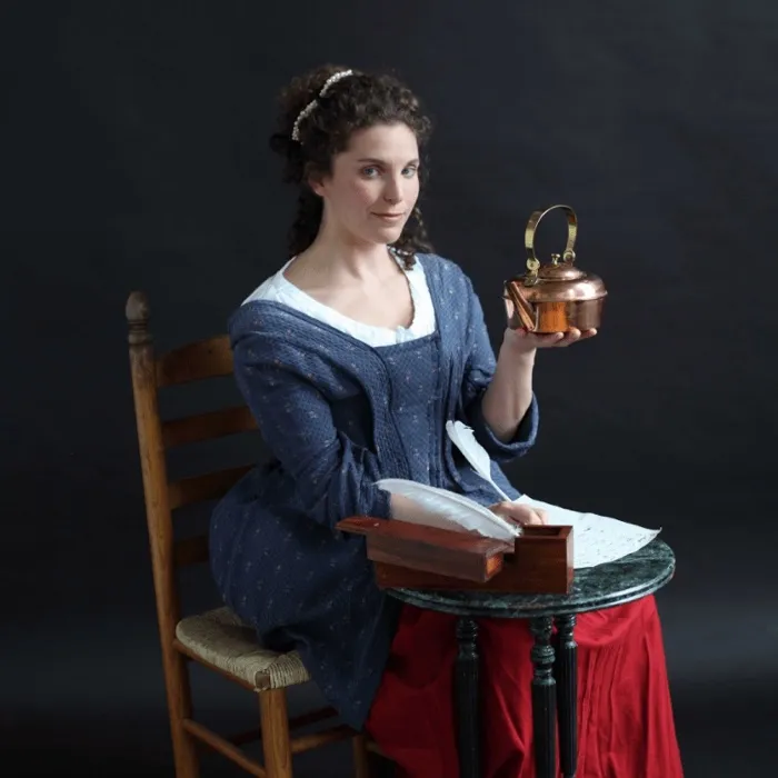 Production art for History at Play: Rachel Revere Speaks with Judith Kalora as Rachel Revere