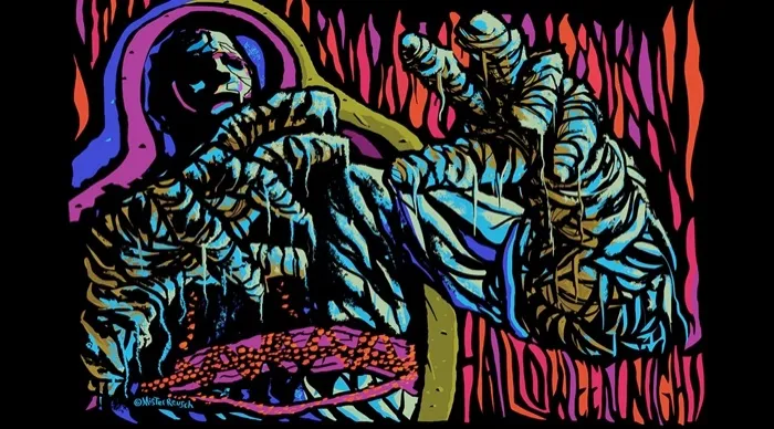 Production art for 25th Halloween Horror Marathon