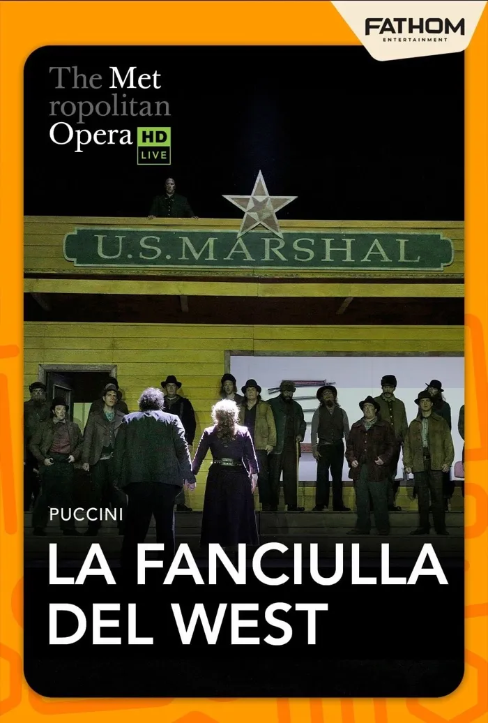 Production art for The Met: La Fanciulla del West