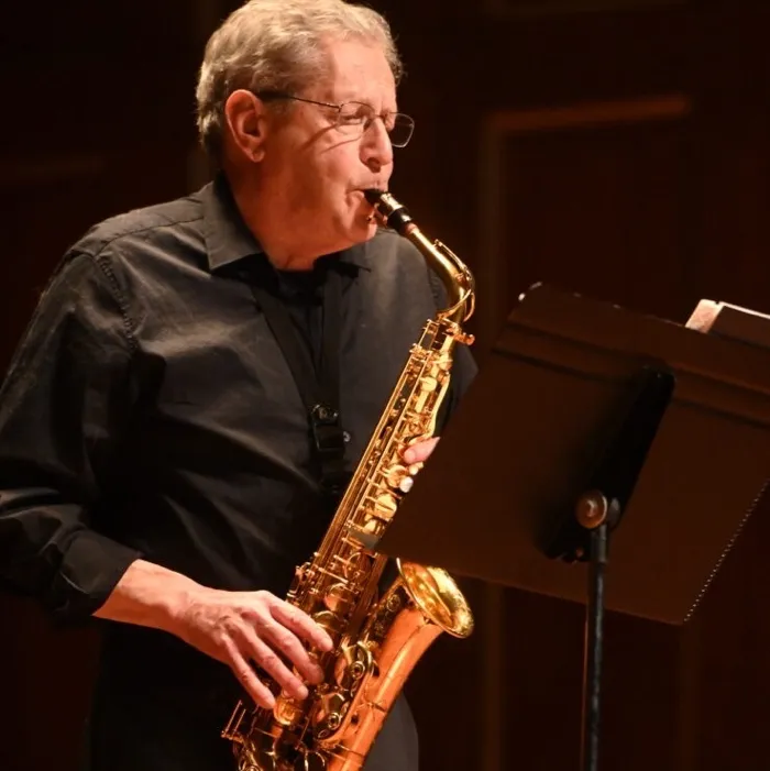Production art for Faculty Recital: Kenneth Radnofsky, Saxophone, and Friends