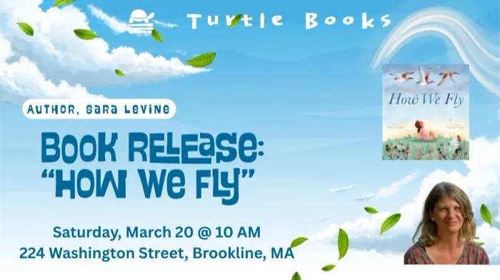 Production art for Book Launch: How We Fly by Sara Levine