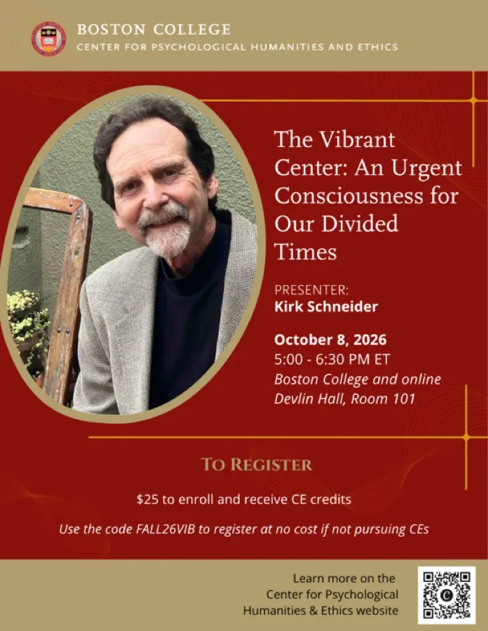 Production art for The Vibrant Center: An Urgent Consciousness For Our Divided Times