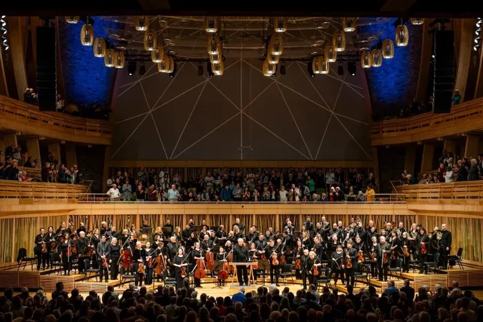 Production art for Vista Philharmonic Orchestra – All American