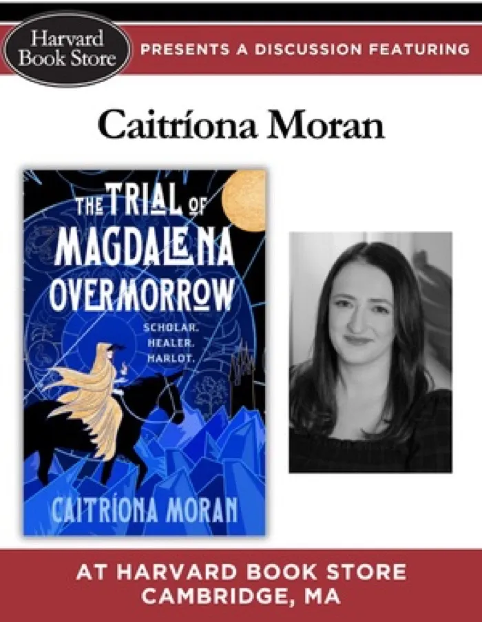Production art for Caitríona Moran at Harvard Book Store