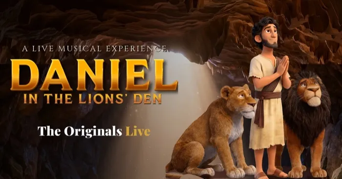 Production art for Daniel in the Lions' Den
