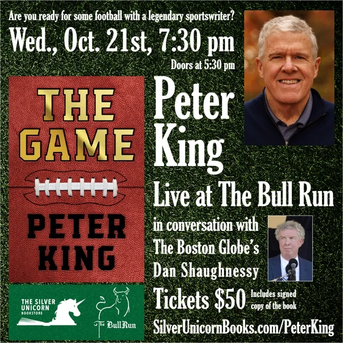 Production art for An Evening with Peter King Live at The Bull Run!