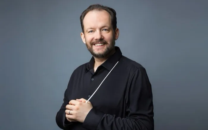 Production art for Andris Nelsons conducts Tchaikovsky Symphonies Nos. 2 & 5