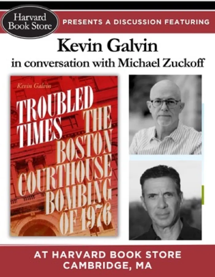 Production art for Kevin Galvin at Harvard Book Store