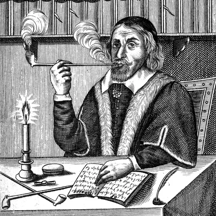 Production art for The Tobacco Takers: Puritans, Pipes, and Bodily Care