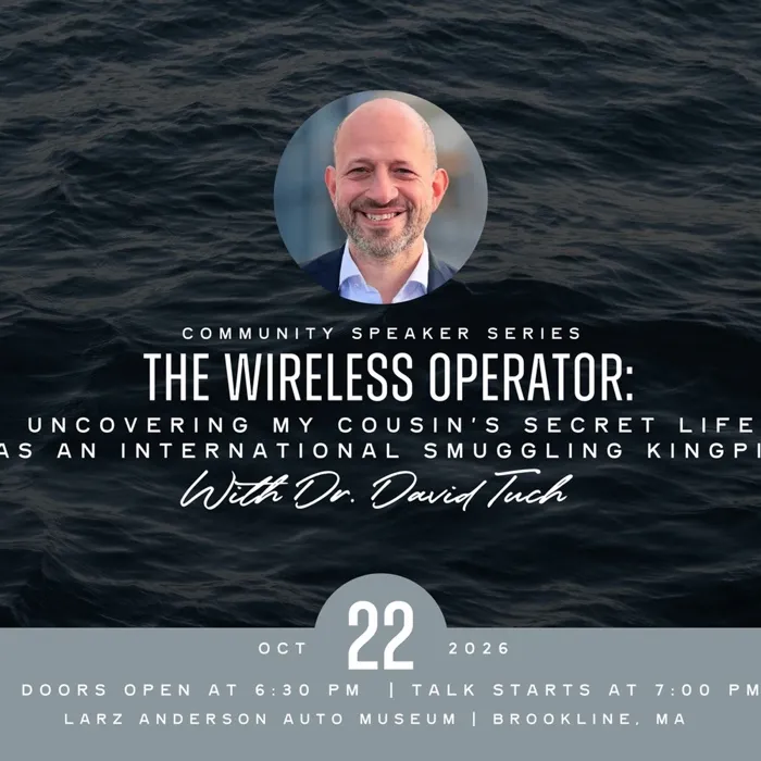 Production art for The Wireless Operator: with Dr. David Tuch