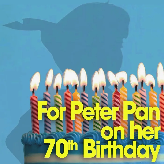 Production art for For Peter Pan on her 70th Birthday