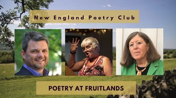 Production art for Poetry at Fruitlands: Kevin Gallagher, Claire Conroy, Eileen P. Kennedy