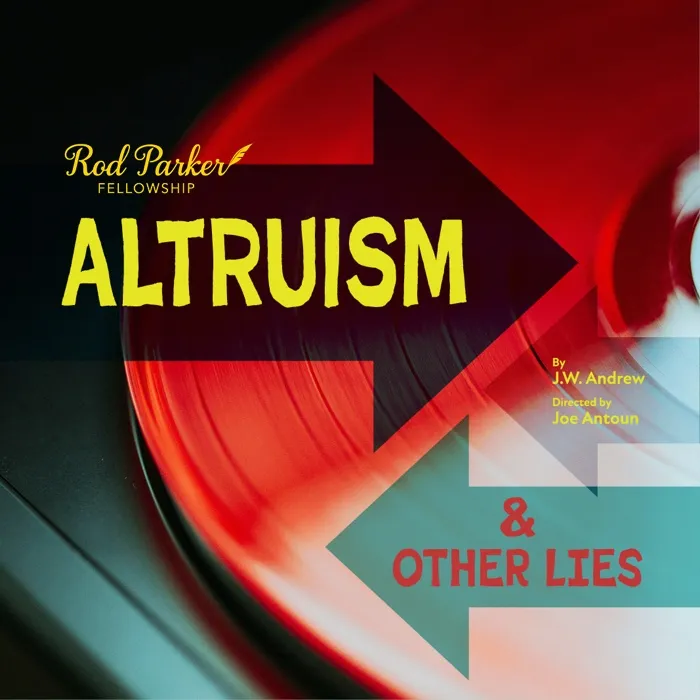 Production art for Altruism & Other Lies