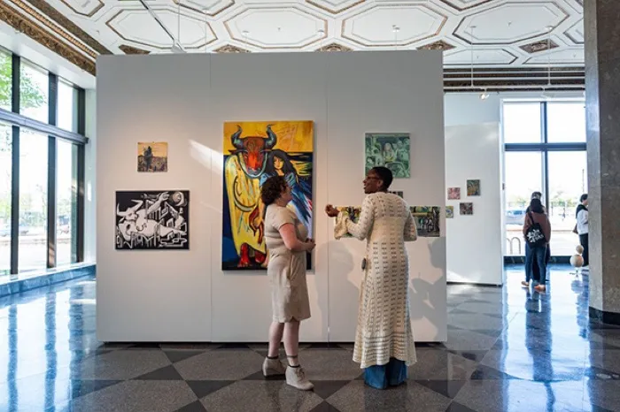 Production art for Artists Speak