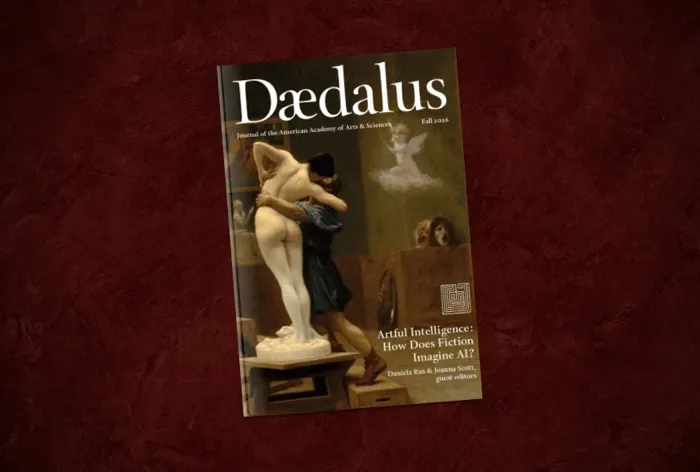 Production art for What Happens When AI, Science, and Fiction Are in Dialogue? A Conversation with Authors in the New Issue of Daedalus
