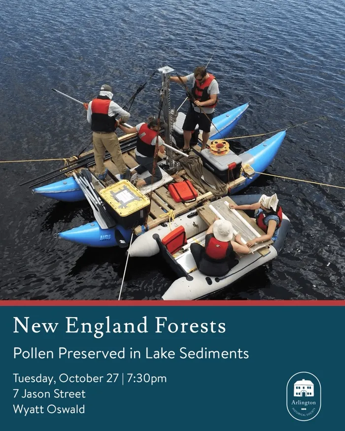 Production art for New England Forests: Insights From Ancient Pollen Preserved in Lake Sediments
