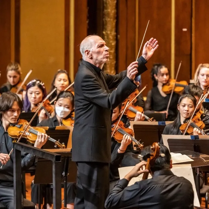 Production art for NEC Philharmonia + David Loebel: Agócs, Smetana, and Bartók