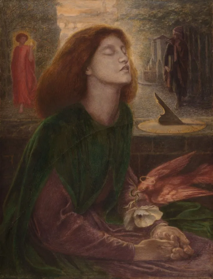 Production art for Art Study Center Seminar: A Pre-Raphaelite Preview