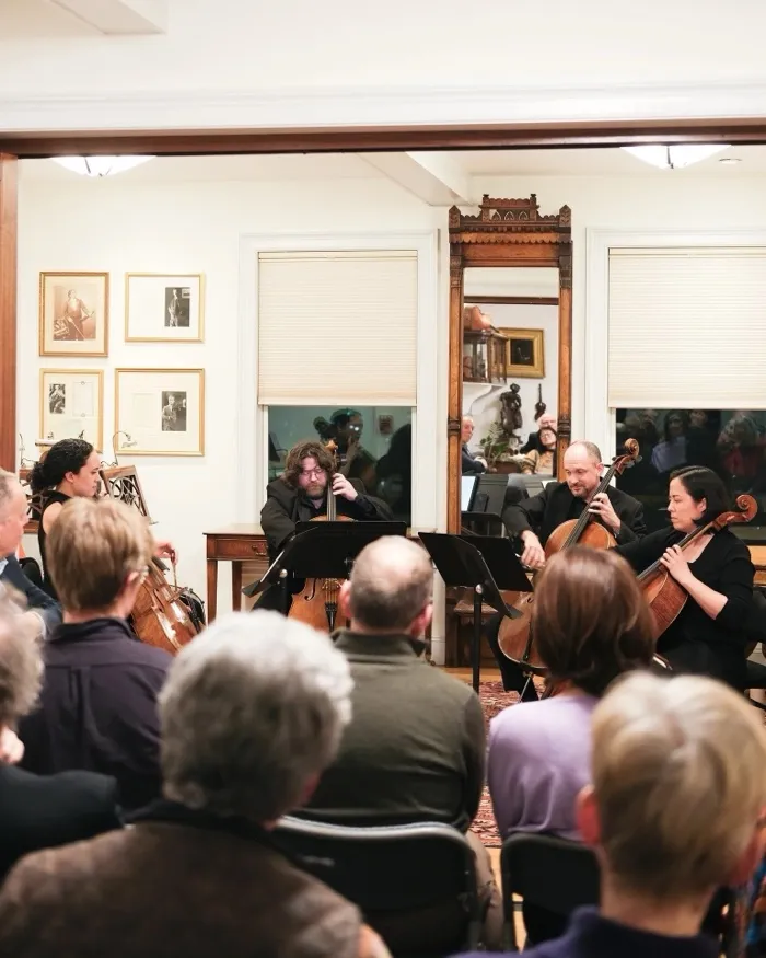 Production art for An Evening at Reuning & Son Violins