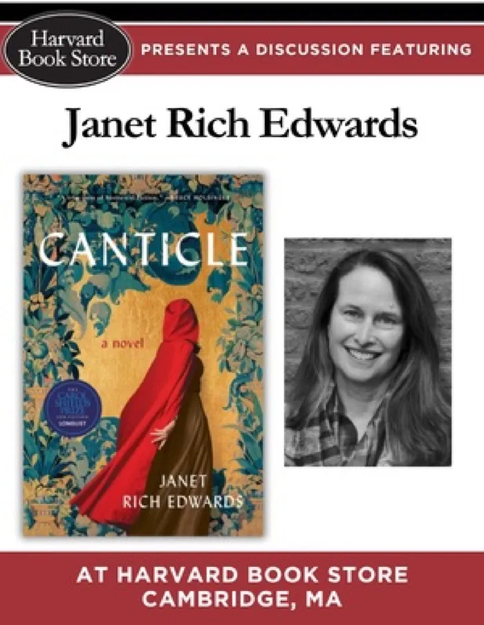 Production art for Janet Rich Edwards at Harvard Book Store
