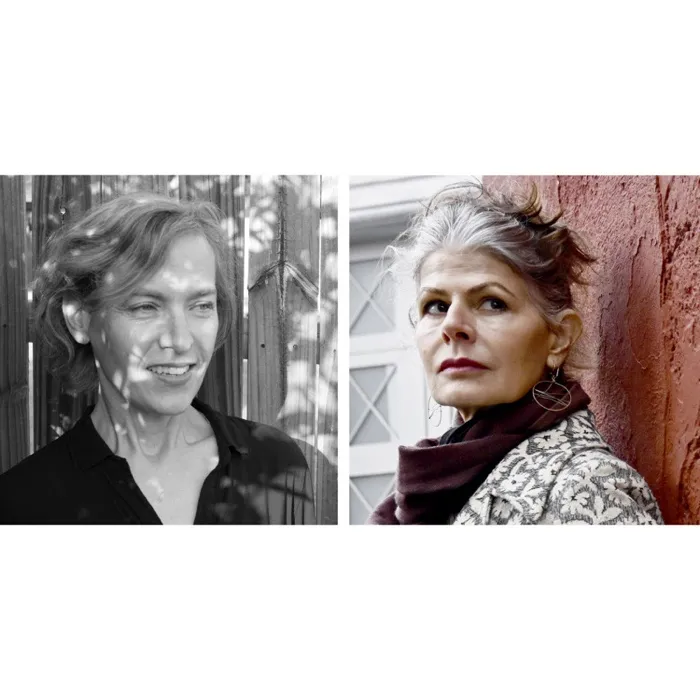 Production art for Eleni Sikelianos and Julie Carr: William Corbett Poetry Series