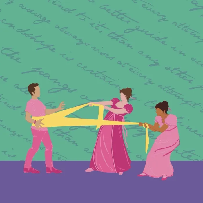 Production art for The Complete Works of Jane Austen, Abridged