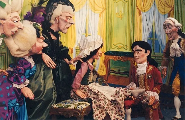 Production art for Cinderella by Tanglewood Marionettes