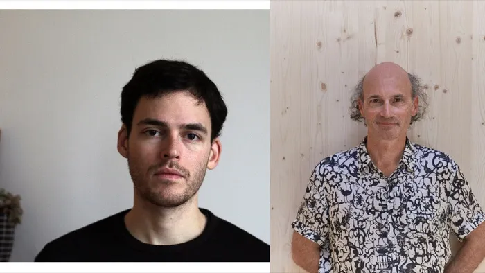 Production art for e-flux Architecture: Nick Axel and Nikolaus Hirsch