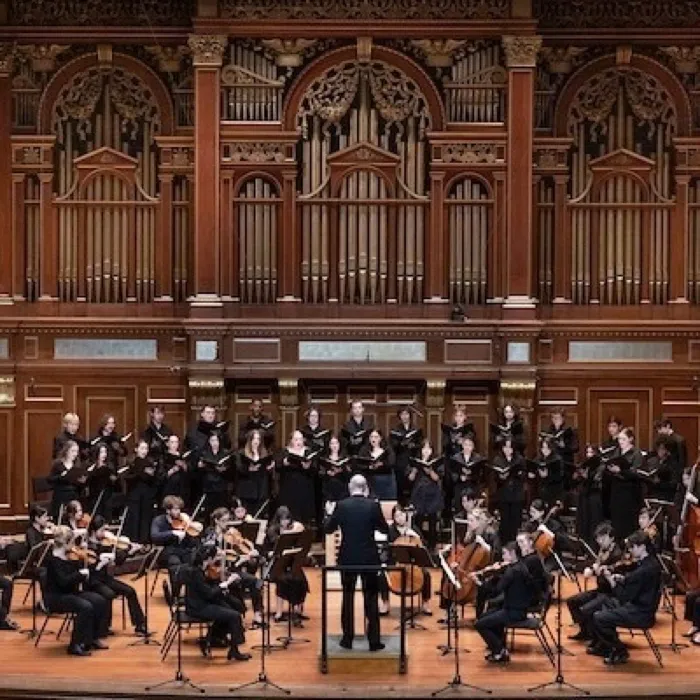 Production art for NEC Baroque Orchestra + Chamber Singers + Alana Youseffian: Handel