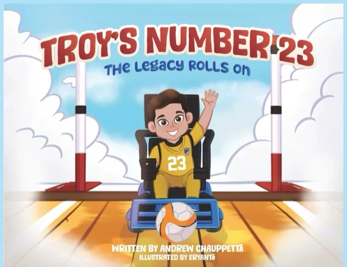 Production art for Author Signing with Andrew and Mark Chauppetta - TROY'S NUMBER 23 THE LEGACY ROLLS ON