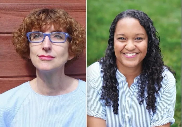 Production art for An Evening with Middle Grade Authors Kip Wilson and Janae Marks