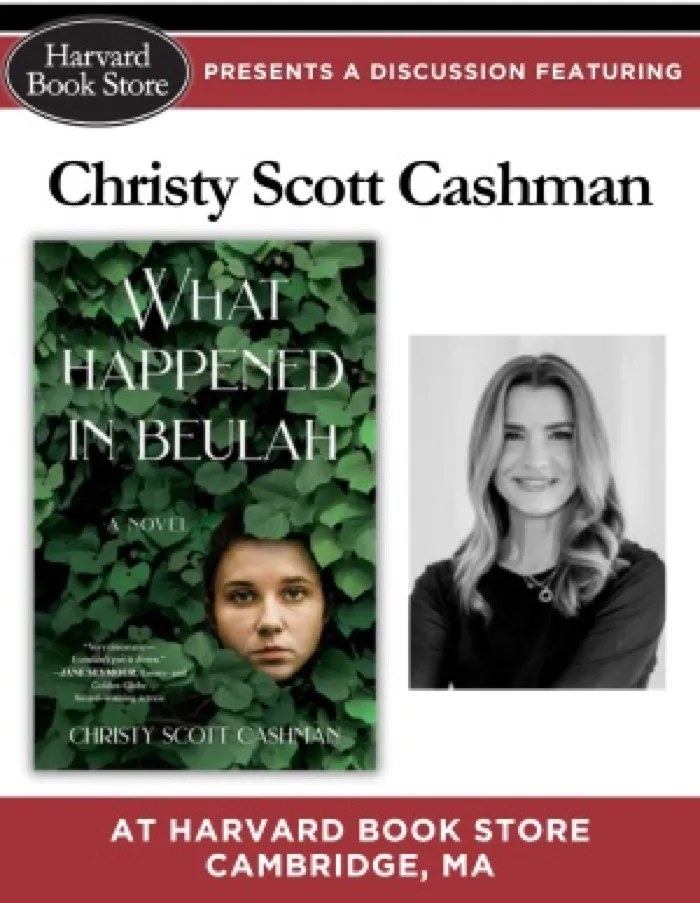Production art for Christy Scott Cashman at Harvard Book Store