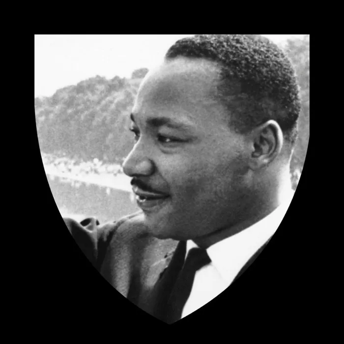 Production art for Dr. Martin Luther King Jr. Commemorative Lecture at Harvard