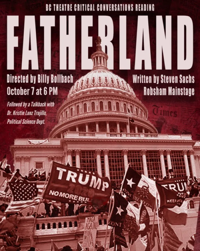 Production art for Critical Conversations Reading: Fatherland