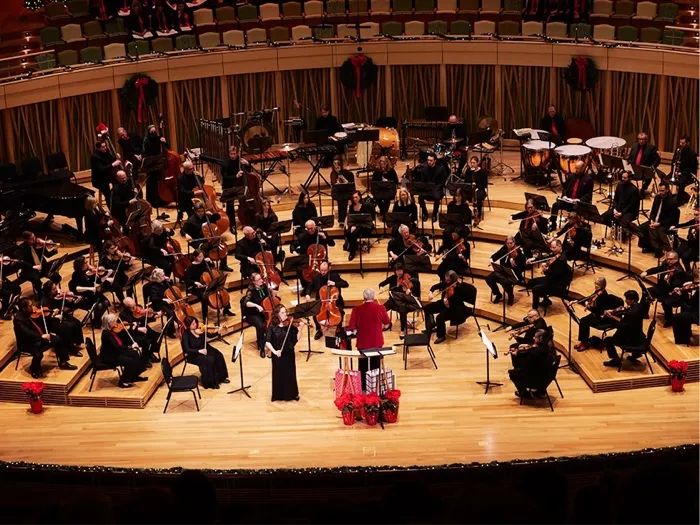 Production art for Vista Philharmonic Orchestra: Christmas Magic