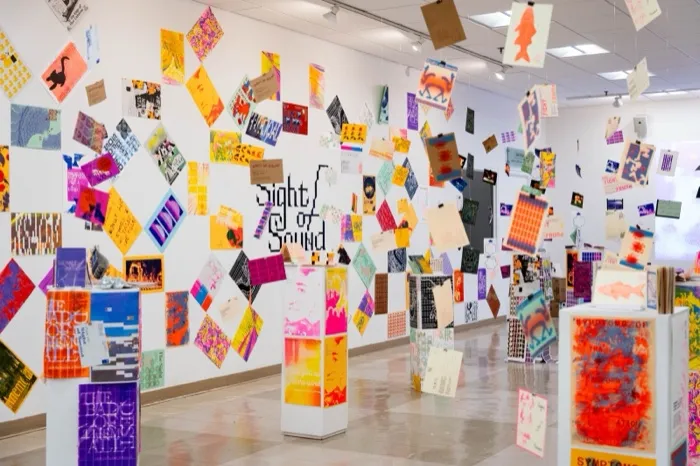 Production art for Gallery Talk: Christina Michelon