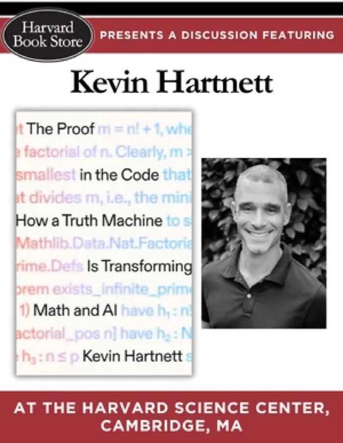 Production art for Kevin Hartnett at the Harvard Science Center